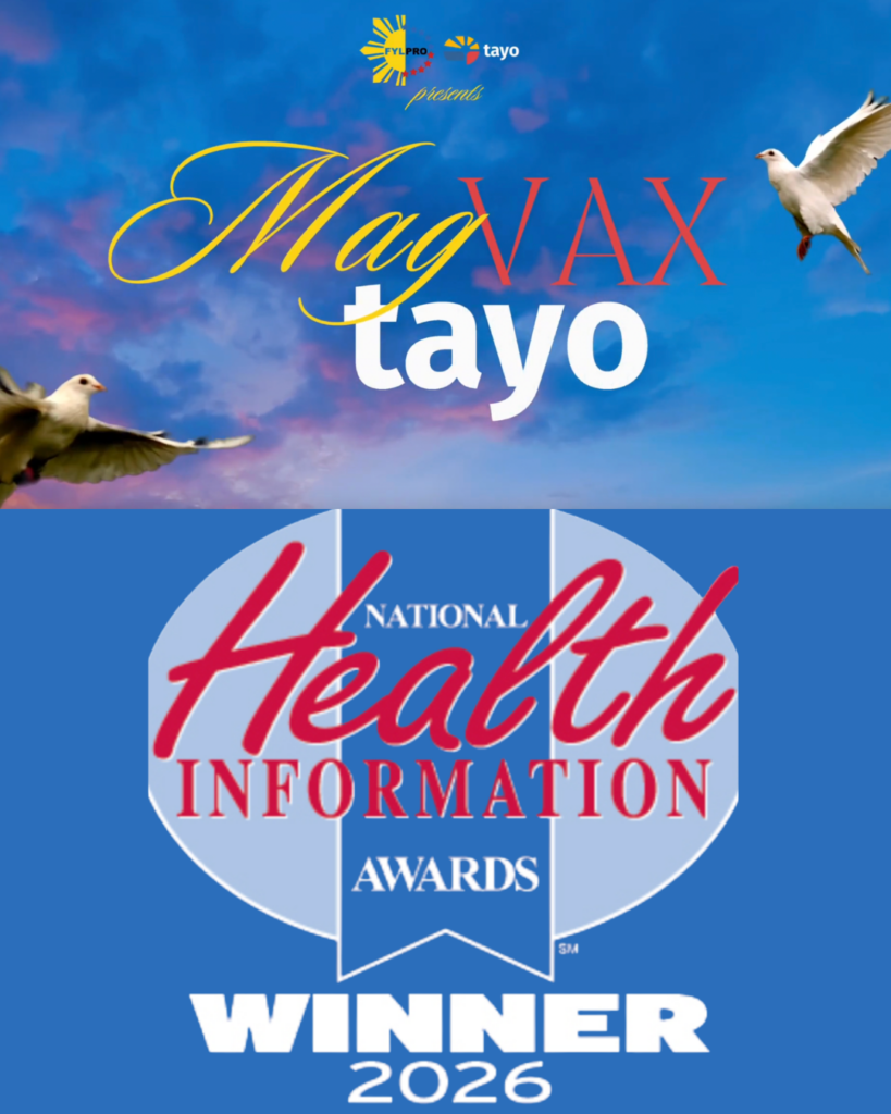 Filipino Young Leaders Program (FYLPRO)’s Tayo and The Angeles Company Wins Award in 2026 National Health Information Awards 